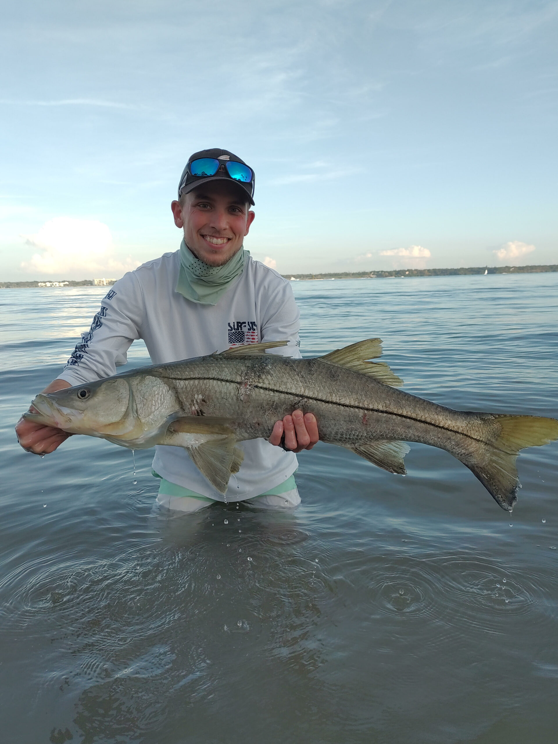 Zack With Snook In Clearwater, Fl
